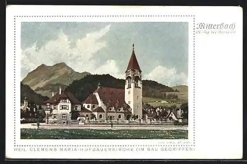 AK Mitterbach am Erlaufsee, Heil. Clemens Maria-Hofbrauerkirche