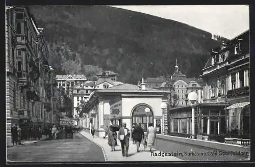 AK Badgastein, Kurkasino und Café Sponfeldner