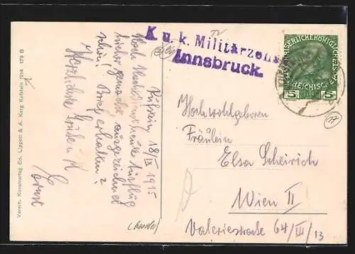 AK Kufstein, Teilansicht mit Pendling