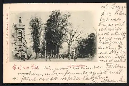 AK Kiel, Am Schlossgarten, Ortspartie