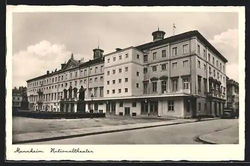 AK Mannheim, Nationaltheater und Strasse