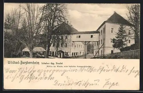 AK Burgbernheim, Hotel Wildbad