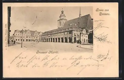 AK Dessau, Grosser Markt