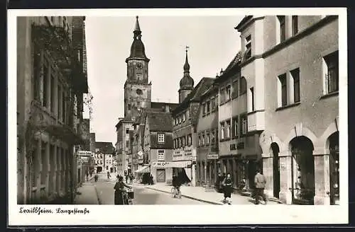 AK Crailsheim, Passanten in der Langstrasse
