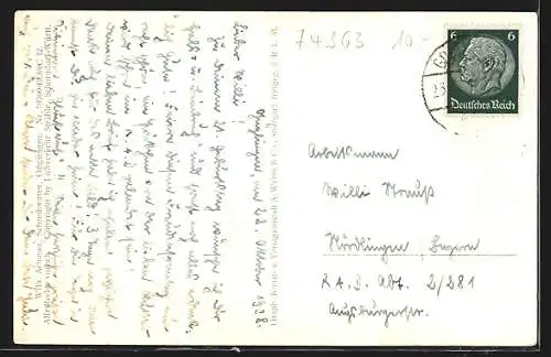 AK Güglingen i. Zabergäu, Fliegeraufnahme des Ortes