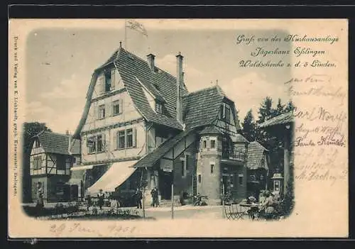 AK Esslingen / Neckar, Kurhausanlage Jägerhaus