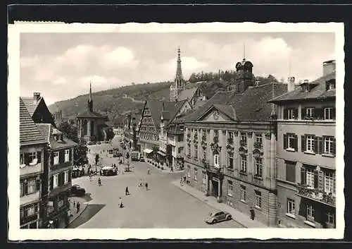 AK Esslingen am Neckar, Rathaus, Frauenkirche und St. Paulskirche