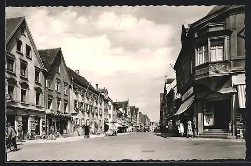 AK Ehingen a. d. Donau, Hauptstrasse mit Cigarrengeschäft