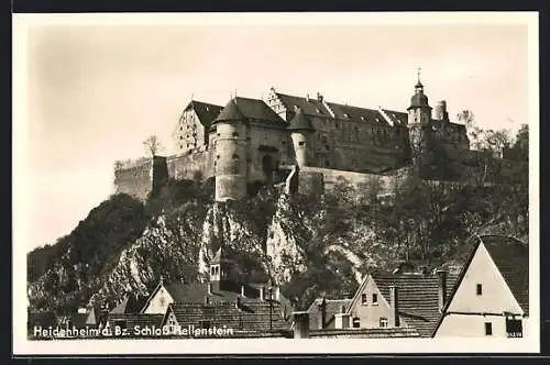 AK Heidenheim / Brenz, Blick zum Schloss Hellenstein