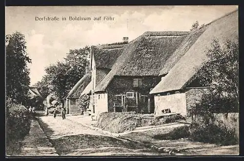 AK Boldixum / Föhr, Dorfstrasse