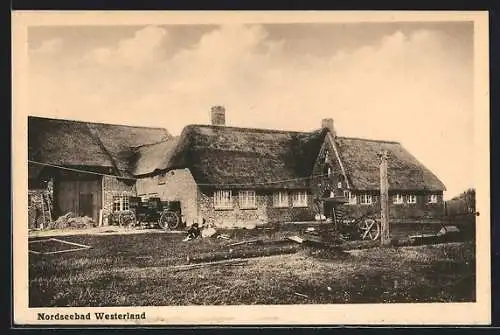 AK Westerland, Ansicht eines alten Hauses