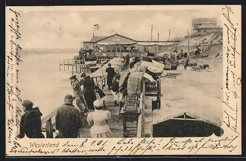 AK Westerland, Steg zur Strandhalle