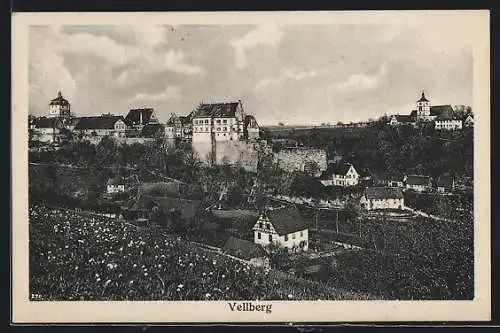 AK Vellberg i. württb. Franken, Ortsansicht