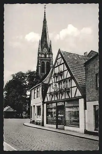 AK Elmshorn /Holst., Marktstrasse mit WMF Geschäft