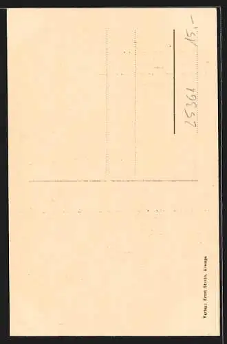 AK Krempe, Strassenpartie mit Rathaus