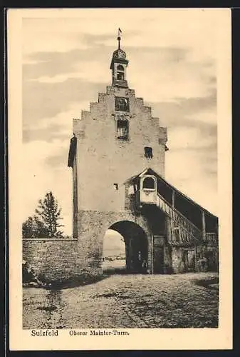 AK Sulzfeld / Main, Oberer Maintor-Turm