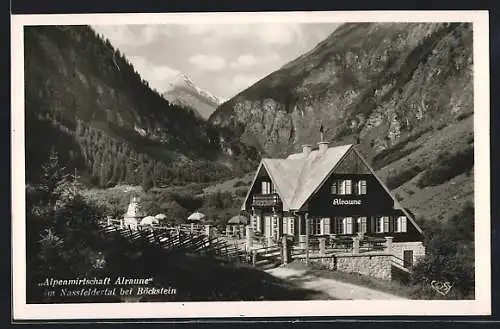 AK Böckstein /Nassfeldertal, Alpenwirtschaft Alraune