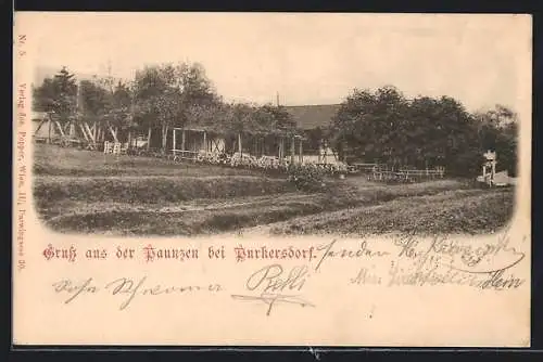 AK Purkersdorf, Ansicht vom Gasthaus Paunzen