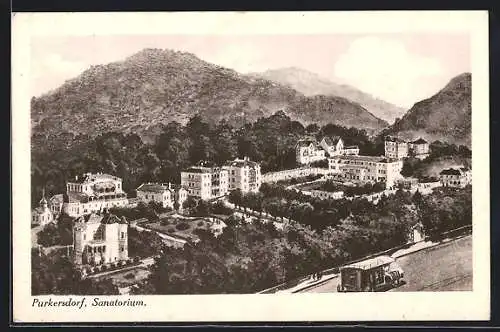 AK Purkersdorf, Blick zum Sanatorium