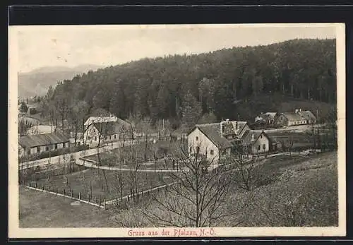 AK Pressbaum, Pfalzau, Gasthaus und Ort