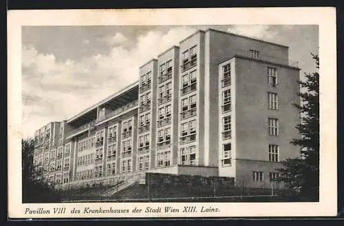 AK Wien, Lainz, Pavillon VIII des Krankenhauses