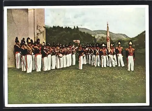 AK Metnitz /Kärnten, Die Metnitzer Schützengarde