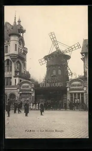 AK Paris, Le Moulin Rouge, Varieté