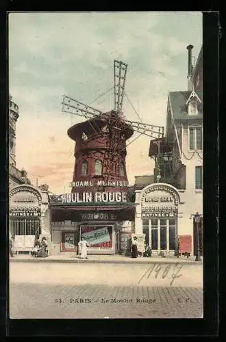 AK Paris, Le Moulin Rouge