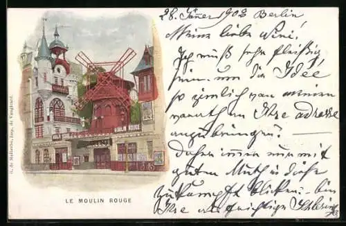 AK Paris, Le Moulin Rouge