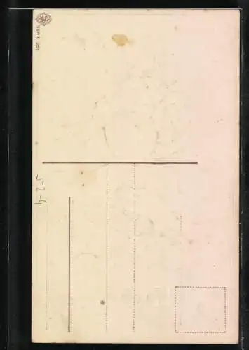 AK Liebe, Mädchen mit einem Herz, Allegorie