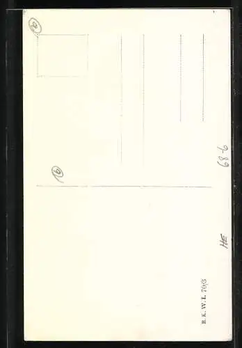 AK Junge Frau bei ihrem Kind am Bett, Mutterglück