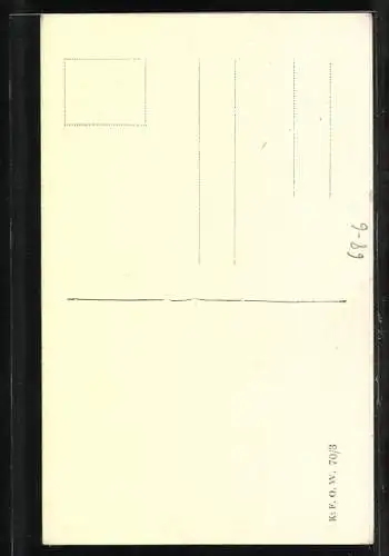 AK Junge Frau bei ihrem Kind am Bett, Mutterglück