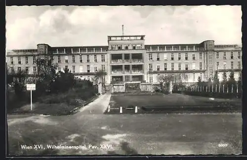 AK Wien, Pavillon XXVI des Wilhelminenspitals