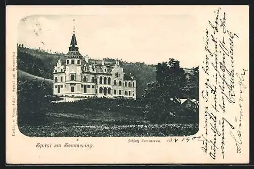 AK Spital am Semmering, Das Schloss Sommerau