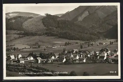 AK Langenwang, Pichlwang, Gesamtansicht im Tal