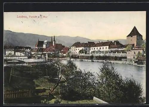 AK Leoben a. d. Mur, Teilansicht