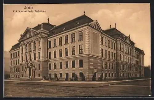 AK Leoben, K. k. Montanistische Hochschule