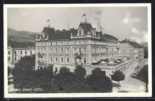 AK Leoben, Das Grand-Hotel mit Terrasse