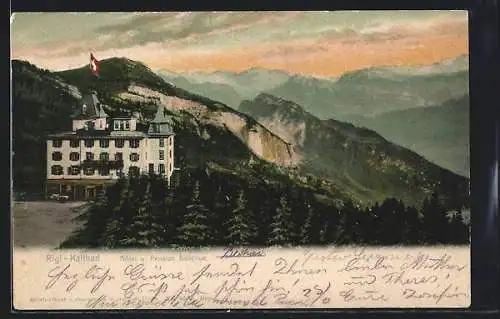 AK Rigi-Kaltbad, Hotel u. Pension Bellevue