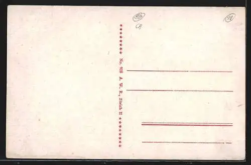 AK Zürich, Partie an der Universität