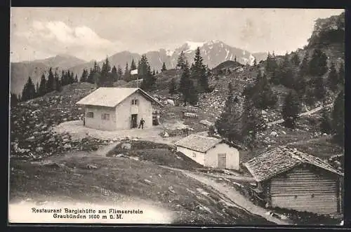 AK Flims, Restaurant Bargishütte am Flimserstein