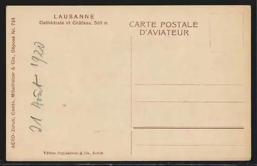 AK Lausanne, Cathédrale et Château