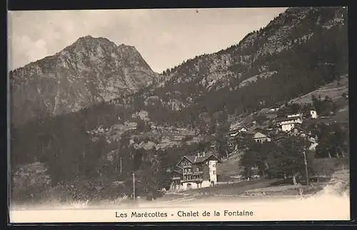AK Les Marécottes, Chalet de la Fontaine