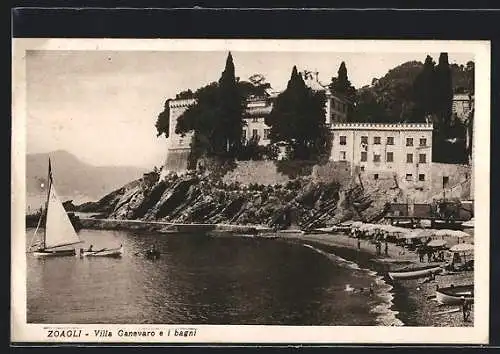 AK Zoagli, Villa Canevaro e i bagni