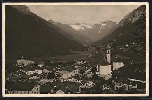 AK Gossensass, Gesamtansicht mit Pflerscher Tribulaun