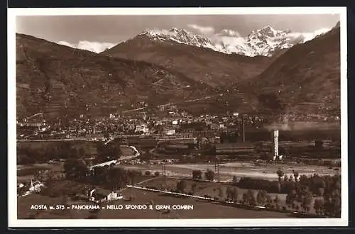 AK Aosta, Panorama nello sfondo il Gran Combin