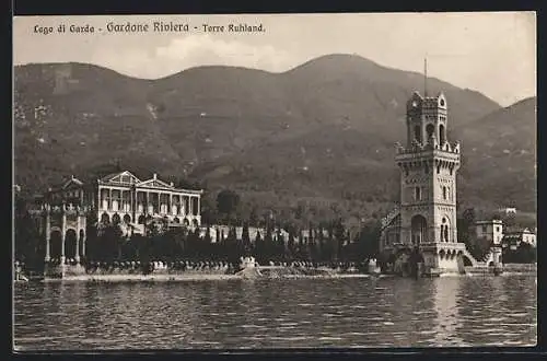 AK Gardone Riviera /Lago di Garda, Torre Ruhland