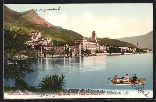 AK Gardone-Riviera /Lago di Garda, Panorama