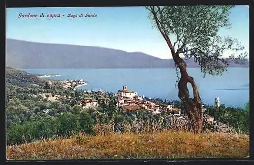 AK Gardone /Lago di Garda, Panorama di sopra