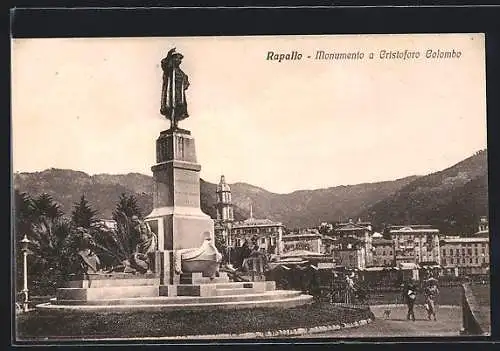 AK Rapallo, Monumento a Cristoforo Colombo